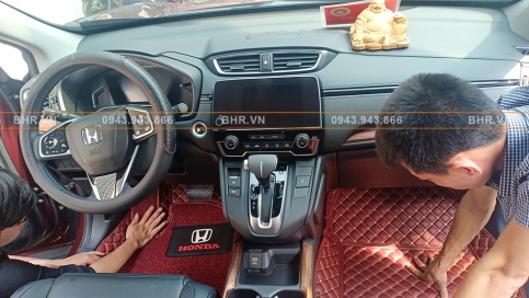 Thảm lót sàn ô tô 5D 6D Honda CRV giá gốc tận xưởng Hà Nội và TPHCM, bảo hành trọn đời